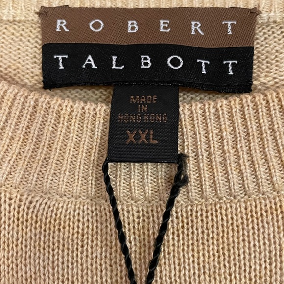 Robert Talbott Khaki Sweater, Men’s Size XXL - Picture 2 of 9